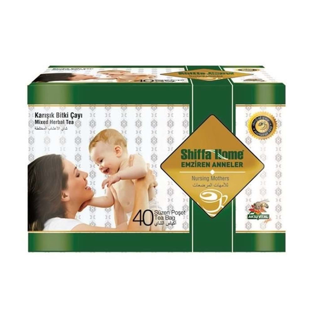 Shiffa Home Emziren Anneler 40 Lı Süzen Poşet Çay
