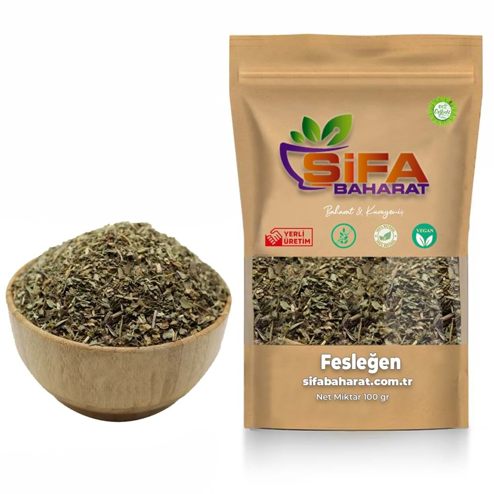 Şifa Baharat Fesleğen Yaprağı 100 gr