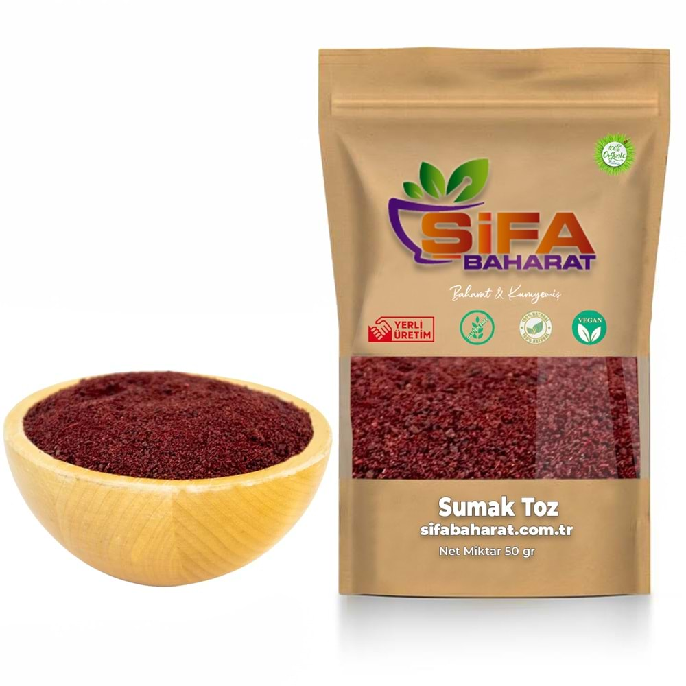 Şifa Baharat Toz Sumak 50 gr