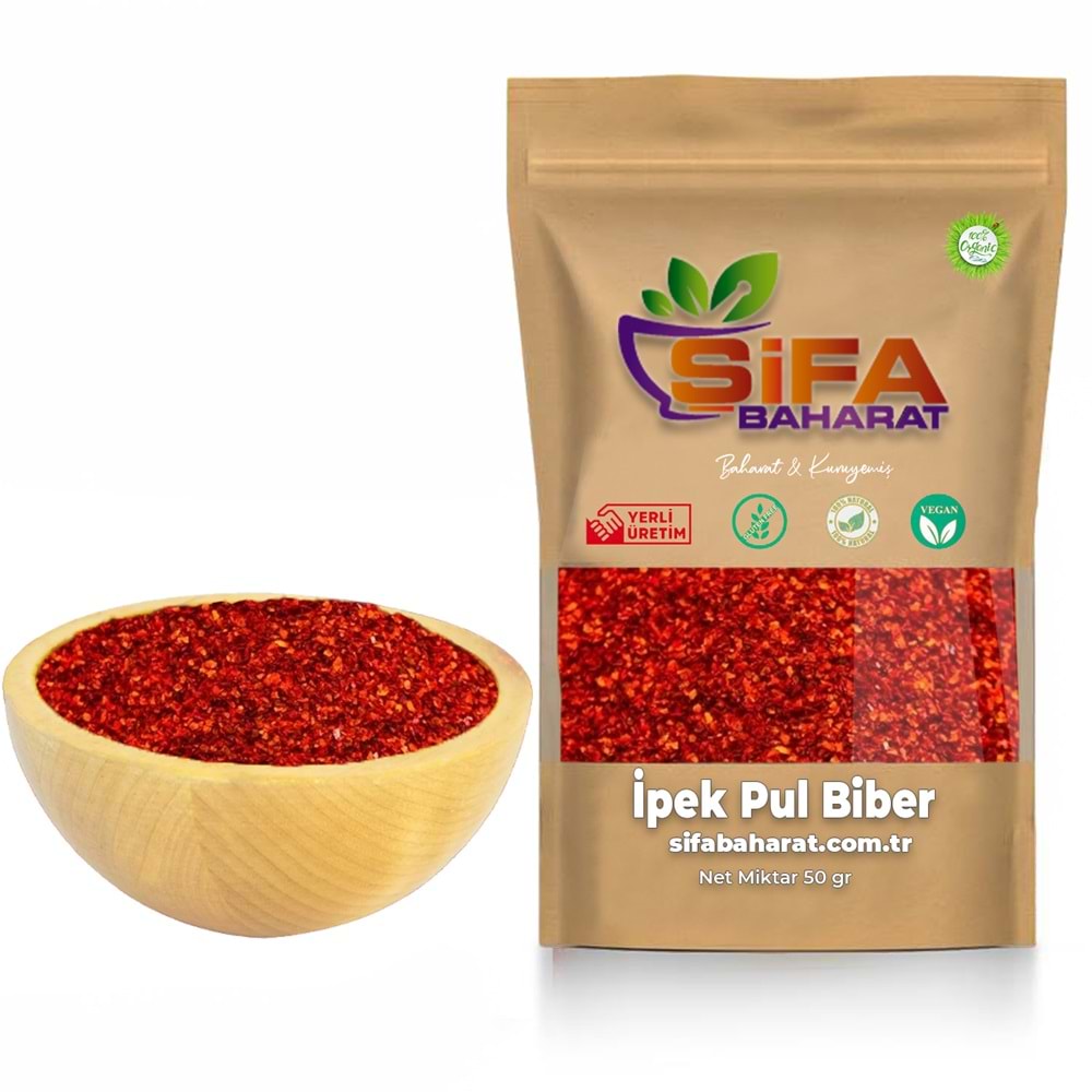 Şifa Baharat Özel İpek Pul Biber 50 gr