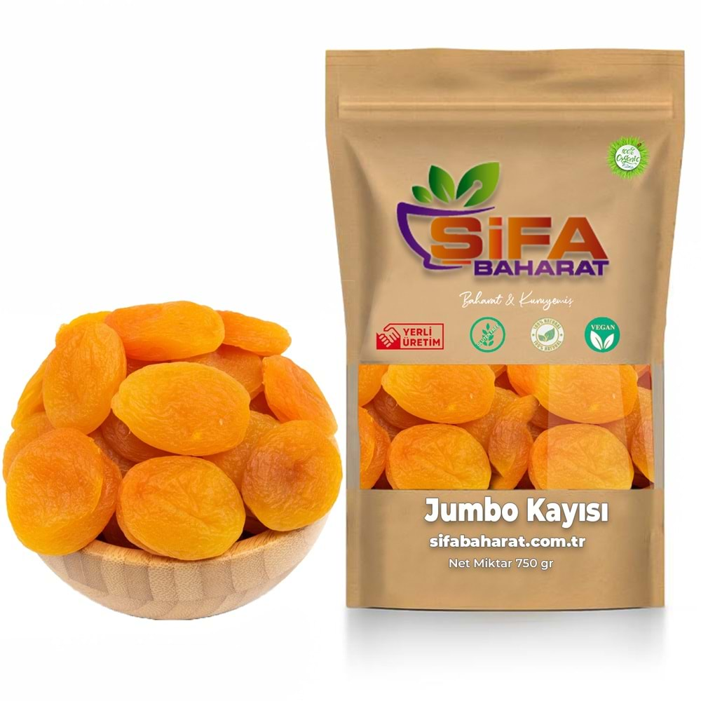 Şifa Baharat Kayısı Sarı Jumbo 750 gr