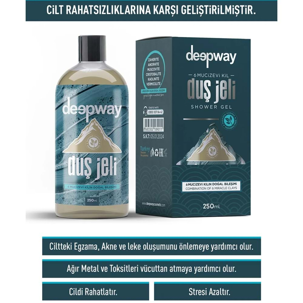 Deepway Duş Jeli 250 Ml