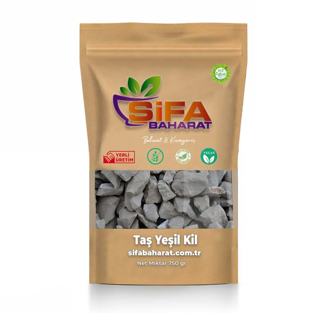 Şifa Baharat Taş Yeşil Kil 750 gr