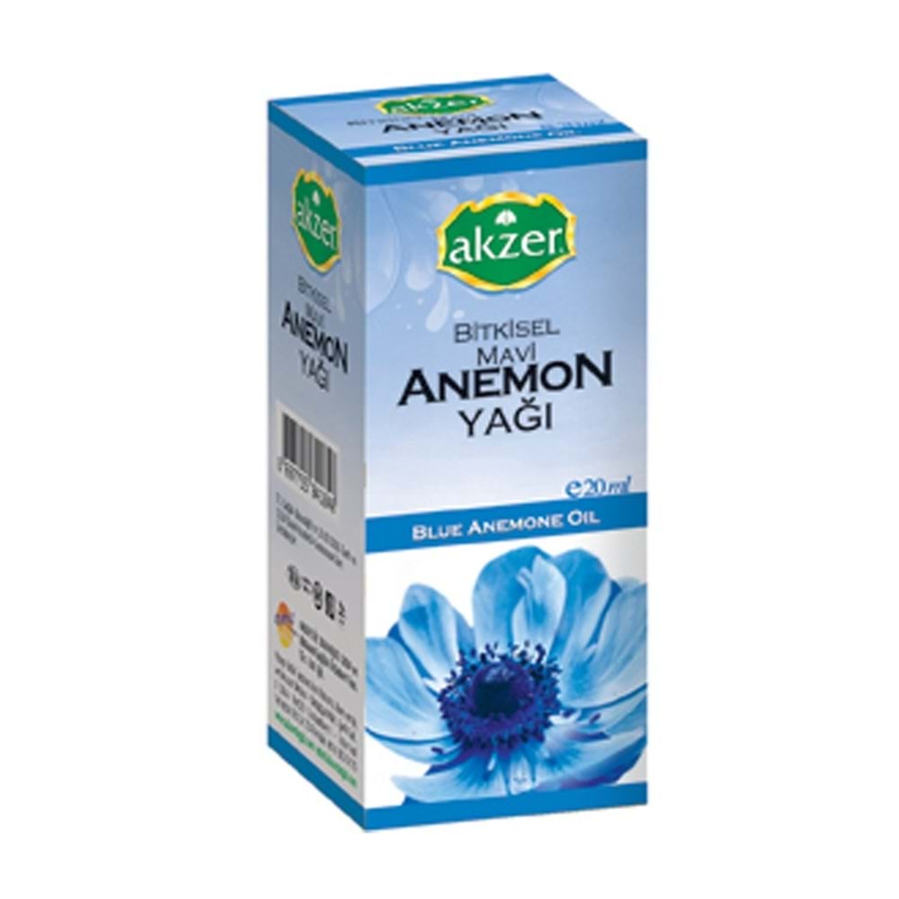 Akzer Mavi Anemon Çiçeği Yağı 10 Ml