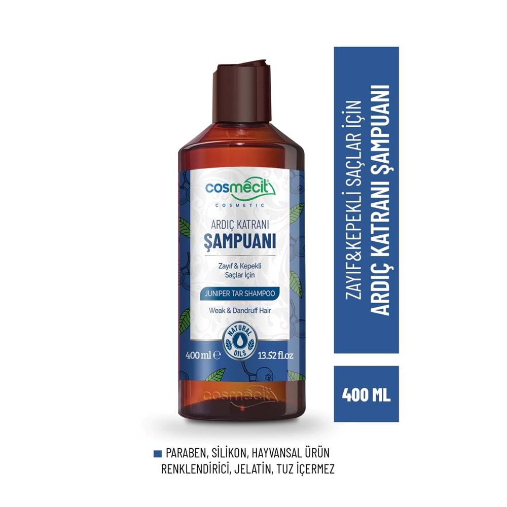 Cosmecit Ardıç Katranı Şampuanı 400 Ml