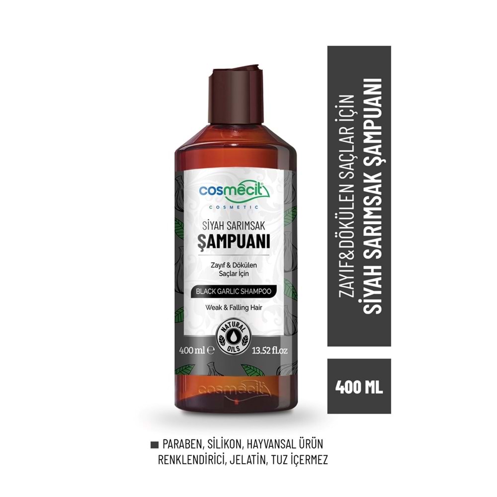 Cosmecit Siyah Sarımsak Şampuanı 400 Ml