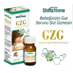 Aksu Vital Gzg Gaz Giderici Bitkisel Yağ Karışımı 50 Ml