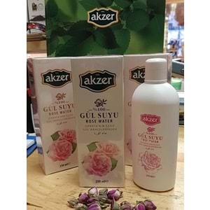Akzer Saf Gül Suyu 250 Ml