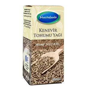 Mecitefendi Kenevir Tohumu Yağı 50 Ml