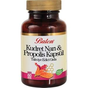 Balen Kudret Narı Ve Propolis Kapsül 375 mg*60 Kapsül