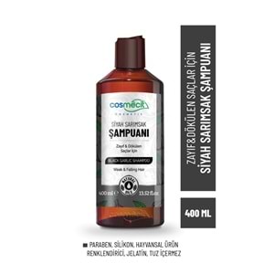Cosmecit Siyah Sarımsak Şampuanı 400 Ml