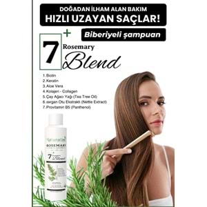 Naturaline Biberiye Rosemary Shampo 400 Ml