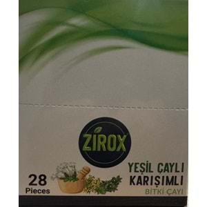 Zirox Yeşil Çaylı Karışımlı 28 Pieces
