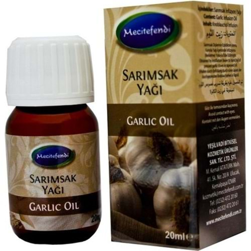 Mecitefendi Sarımsak Yağı 20 Ml