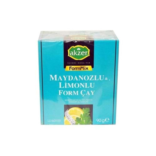 Akzer Maydanozlu Limonlu Form Çayı 60 Süzen Poşet