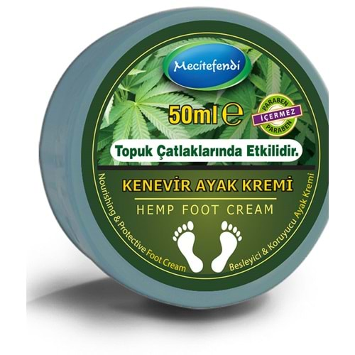 Mecitefendi Kenevir Ayak Bakım Kremi 50 Ml