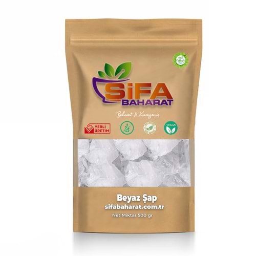 Şifa Baharat Beyaz Şap 500 gr