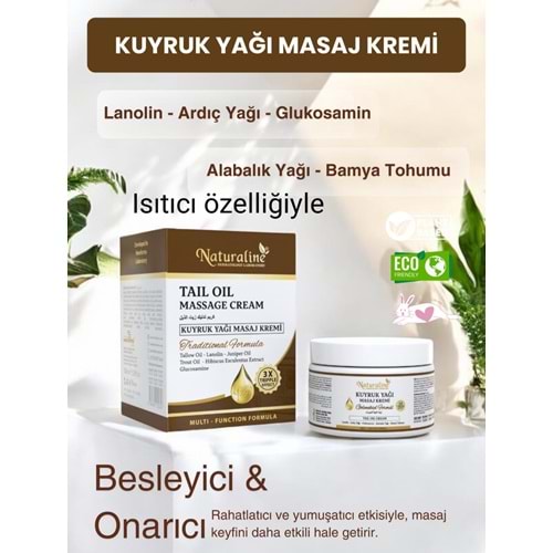 Naturaline Kuyruk Yağı Masaj Kremi 100 Ml